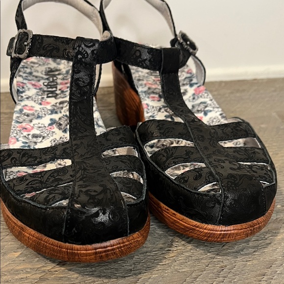 Alegria Women's Summer Leather Wedge Sandal EU 38 US 8/8.5 - Picture 8 of 10